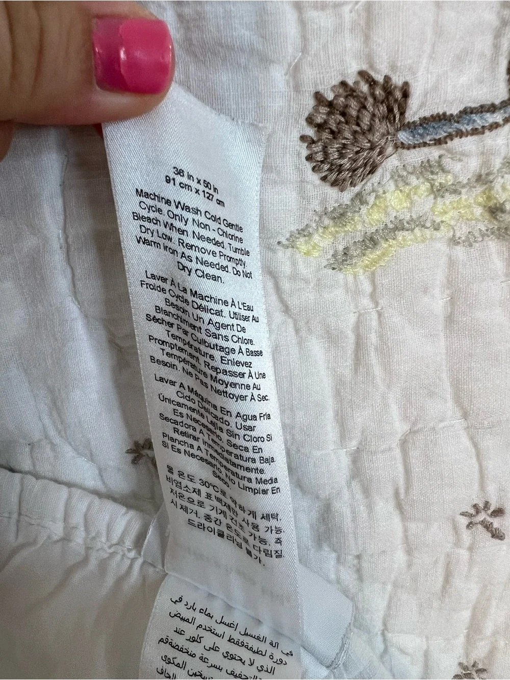 Pottery Barn Disney Winnie The Pooh Baby Quilt